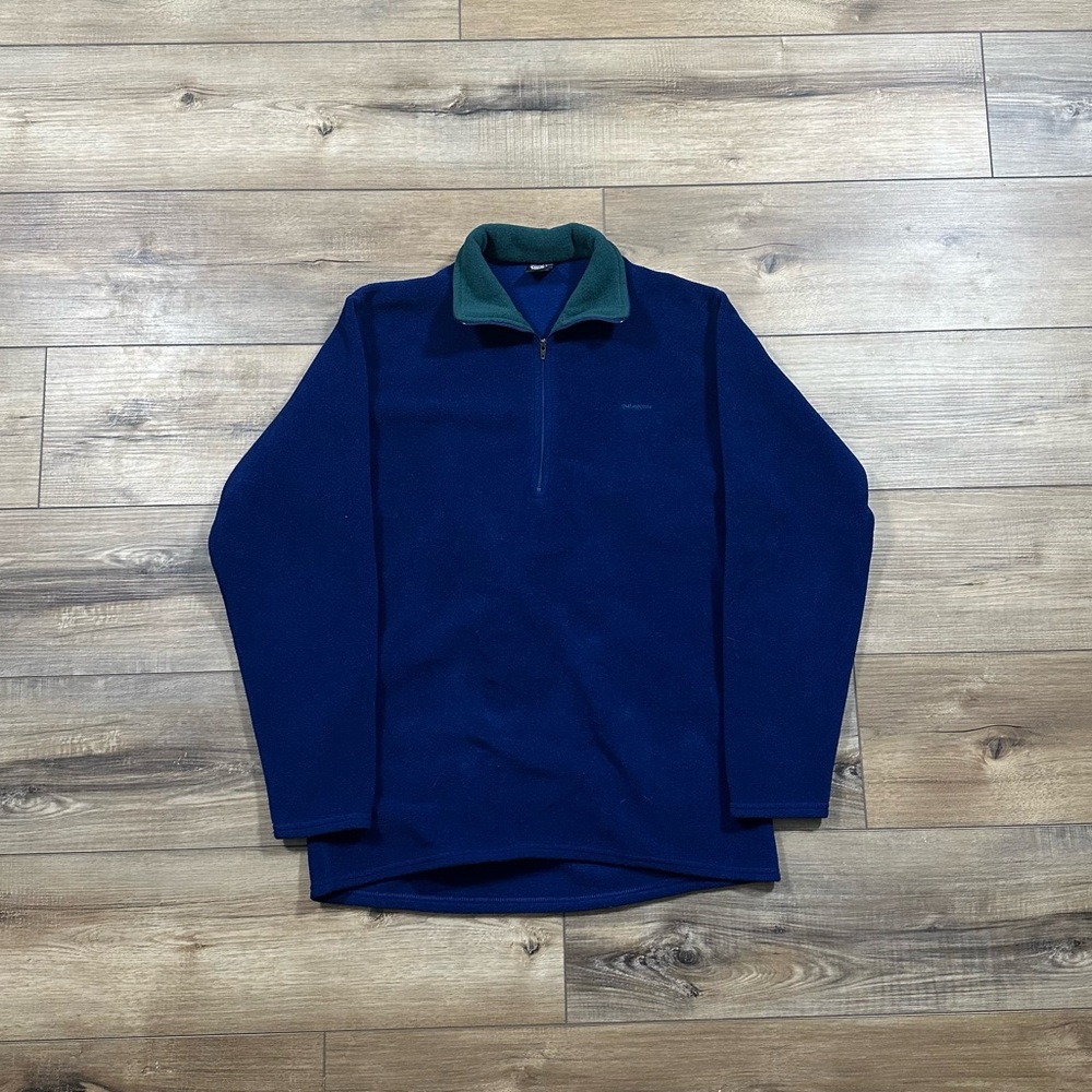 Vintage 90s Patagonia Capilene Made in USA Fleece Quarter Zip Pullover